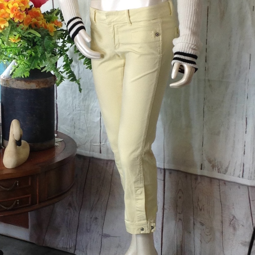 JOE'S JEANS Cropped / Capris Yellow Jeans